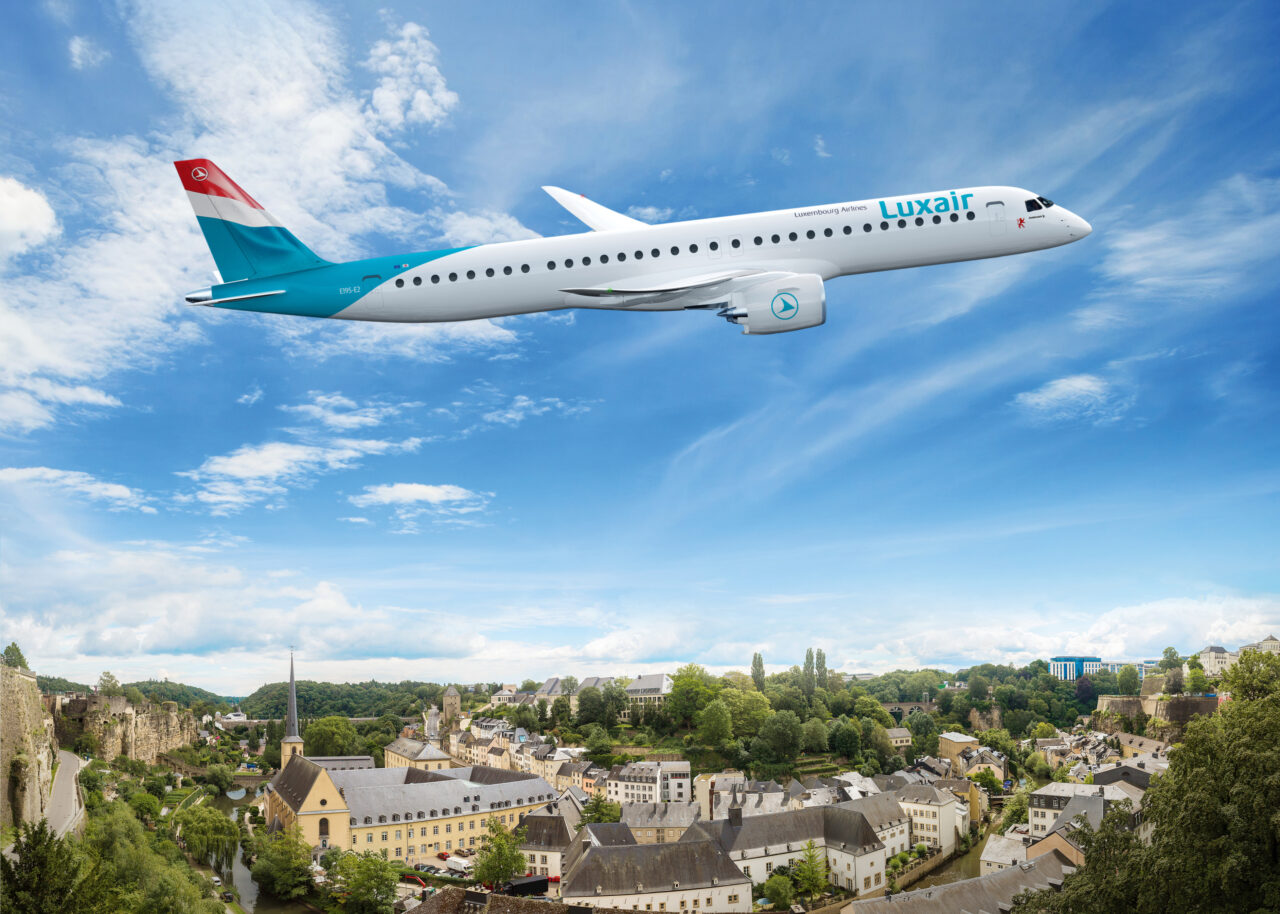 Luxair encomenda mais E195 E2s da Embraer Poder Aéreo Aviação