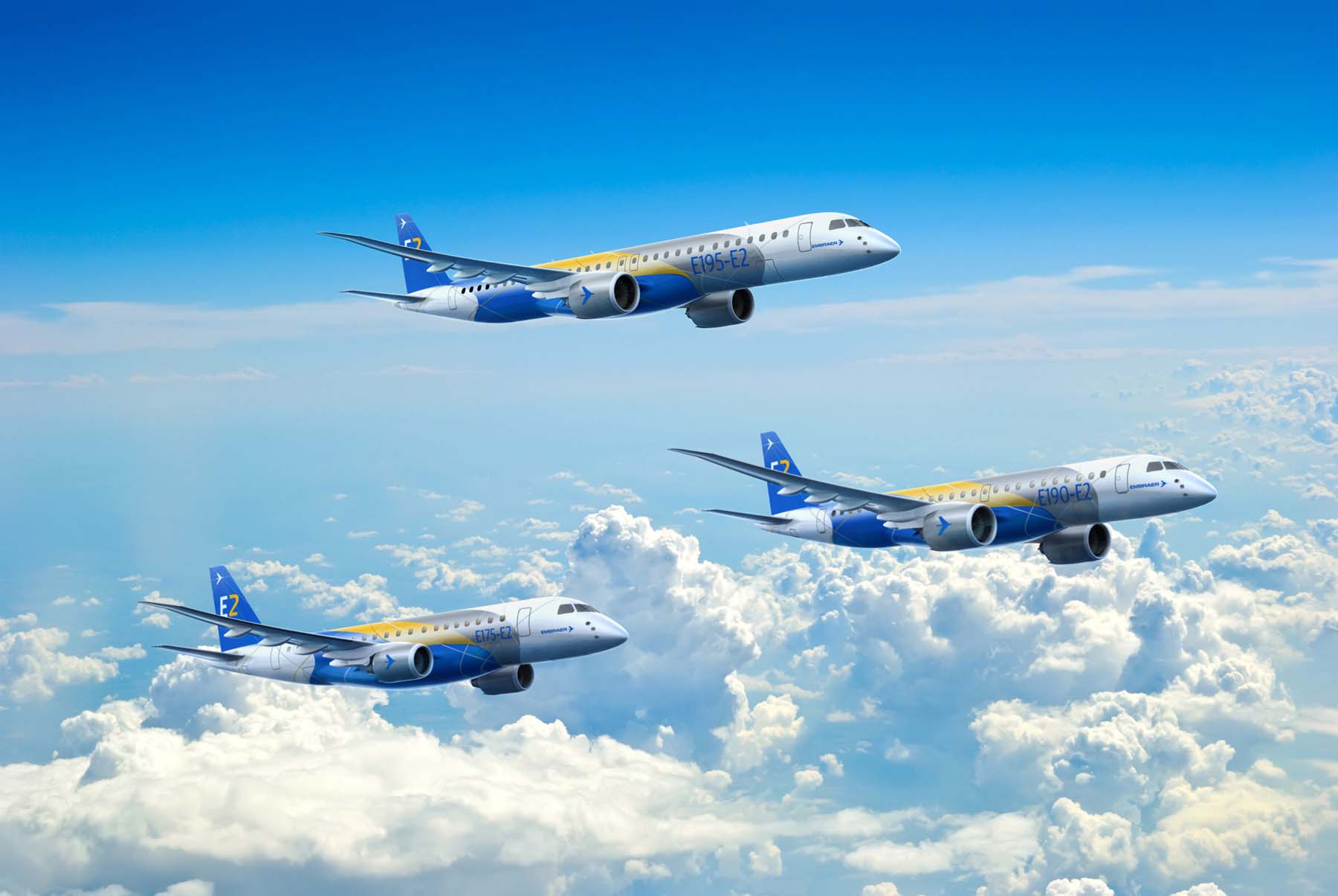 Embraer lança 'E2', segunda geração de E-Jets, e anuncia contratos e ...