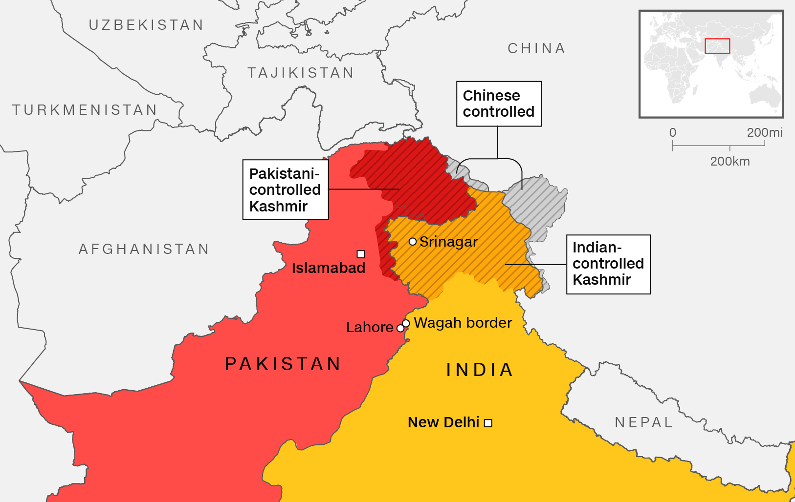 Fronteira India Paquistao China 2 