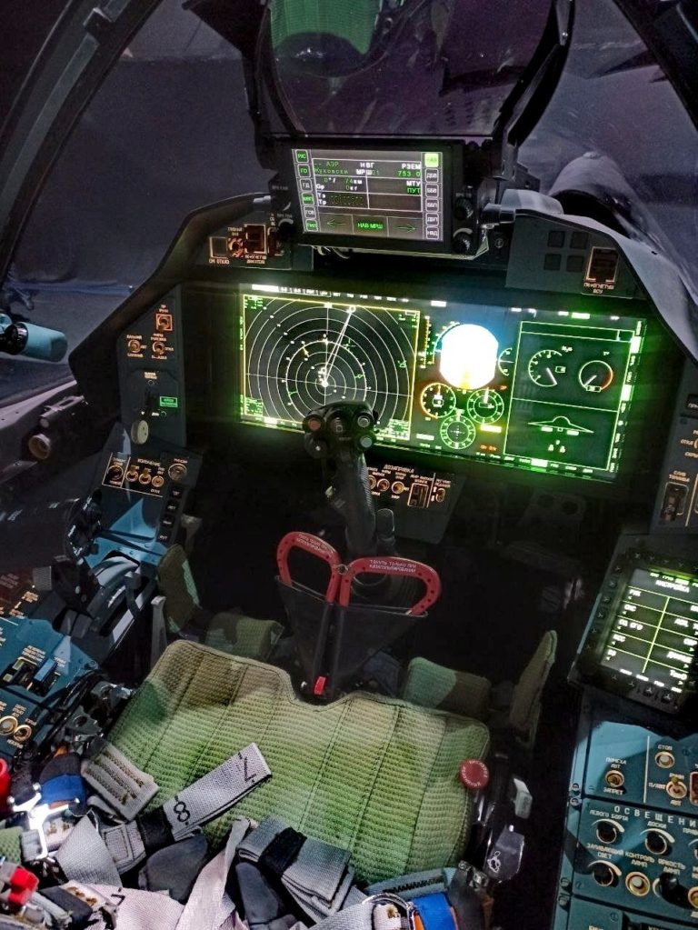 sukhoi checkmate cockpit