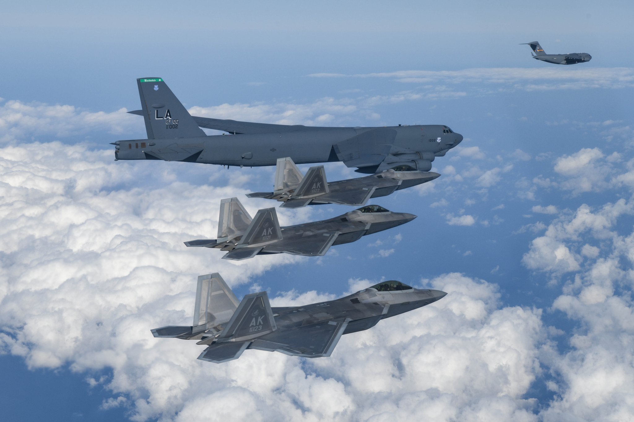 The US Is Sending B-52 Bombers And F-22 Fighter Jets For Joint ...